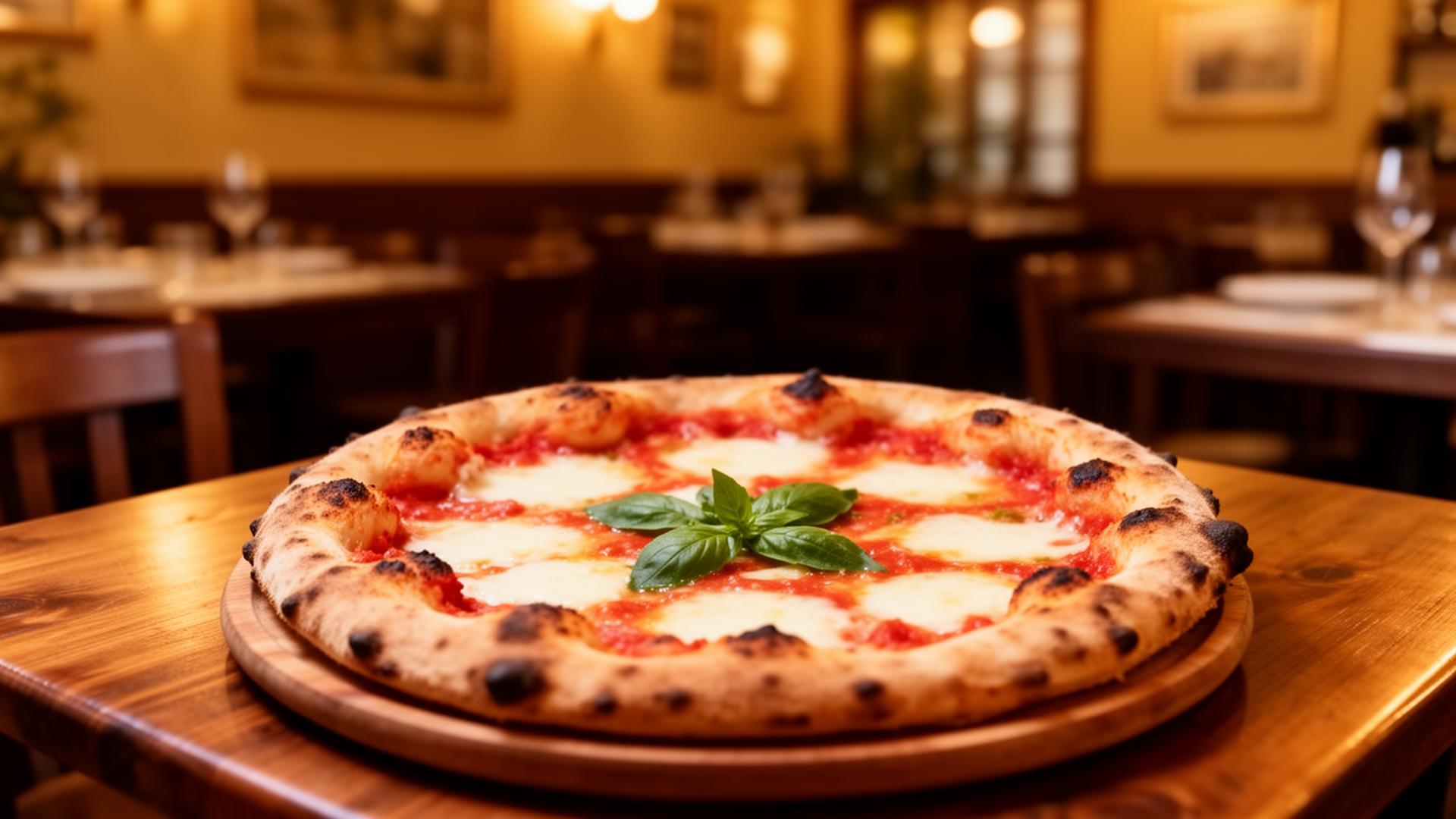 Nygräddad pizza på Segersjö Pizzeria